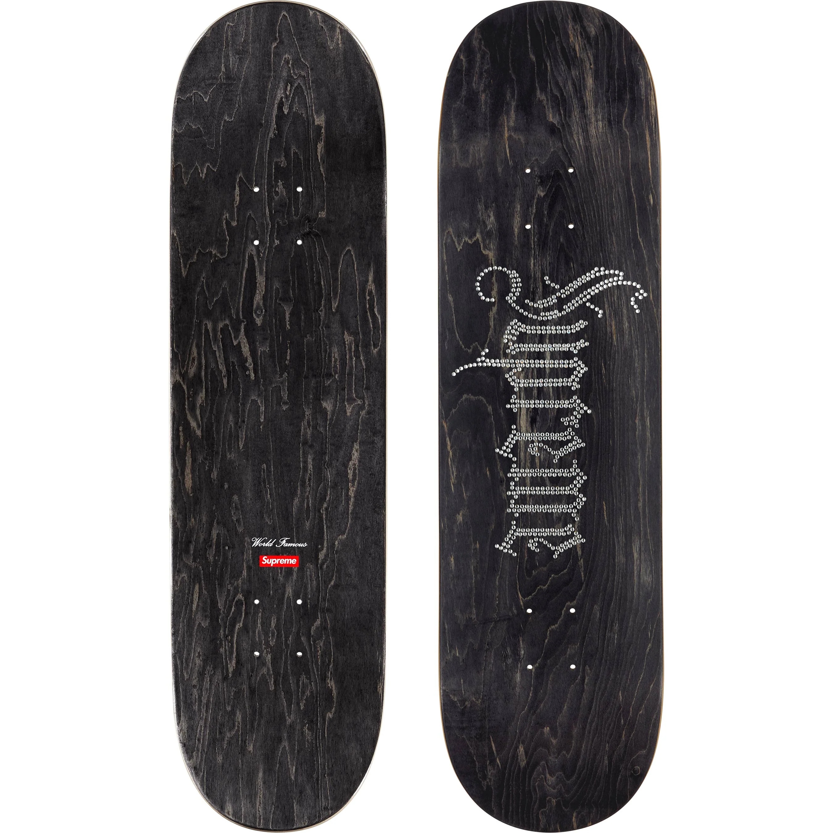 Rhinestone Skateboard view 4
